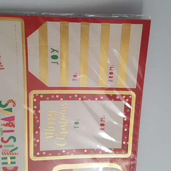 🎅🏼100 Stickers Gift Tags (10 Sheets) - Picture 6 of 9